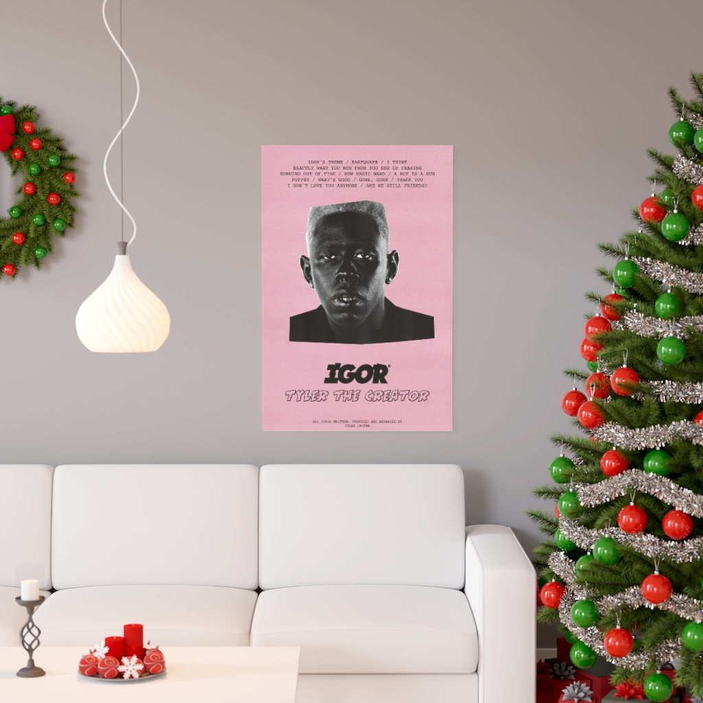 Tyler, the Creator 'IGOR' Tracklist Poster – The Indie Planet